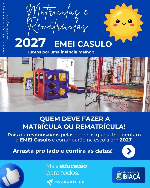 Atenção, famílias!
